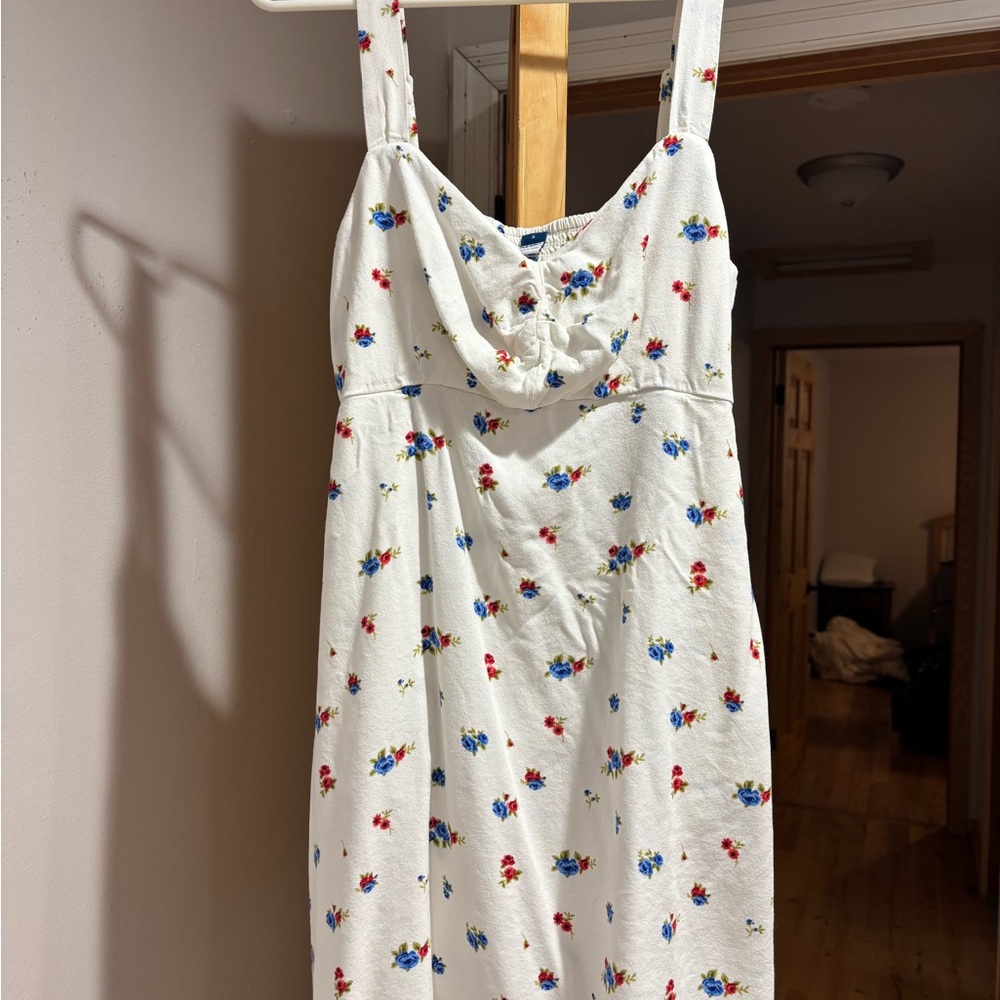 Floral White Sundress